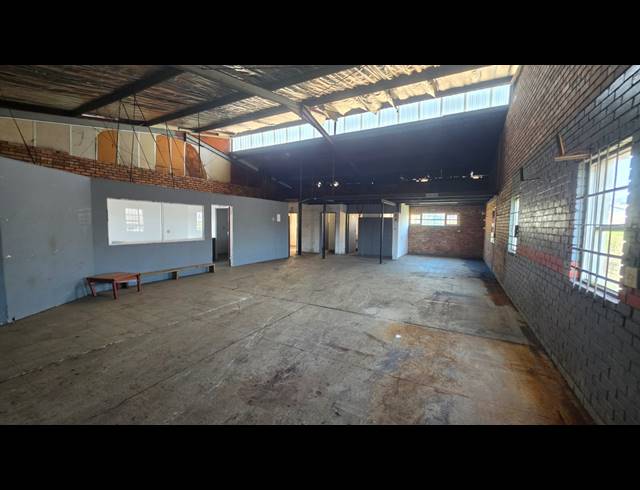 190M² WORKSHOP TO LET IN EMPANGENI RAIL